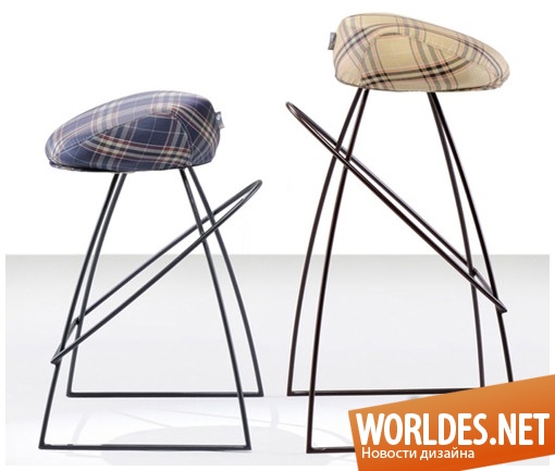 дизайн мебели, дизайн стульев, стулья, барные стулья, табуреты, оригинальные стулья, необычные стулья, современные стулья, стулья в виде кепки